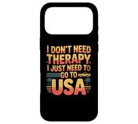 J'aime Les États-Unis Je n'ai Pas Besoin de thérapie, J'Ai Juste Besoin d'aller aux États-Unis Coque pour iPhone 17 Pro Max