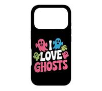 J'aime Les fantômes, des fantômes Joyeux colorés et Amusants Coque pour iPhone 17 Pro