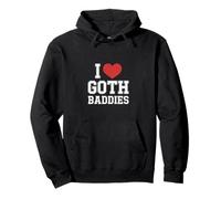 J'aime Les Filles Gothiques! Emo Esthétique Sweat à Capuche
