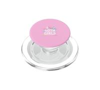 J'aime Les Filles Gothiques en Forme de cœur Gothique Alt Design PopSockets PopGrip pour MagSafe