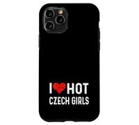 J'aime Les Filles tchèques Chaudes, République tchèque, cœur, épouse, Petite Amie Coque pour iPhone 11 Pro