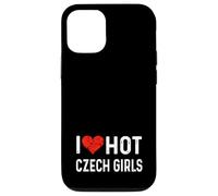 J'aime Les Filles tchèques Chaudes, République tchèque, cœur, épouse, Petite Amie Coque pour iPhone 12/12 Pro