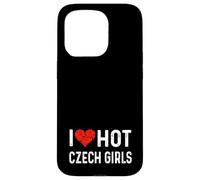 J'aime Les Filles tchèques Chaudes, République tchèque, cœur, épouse, Petite Amie Coque pour iPhone 15 Pro