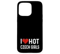 J'aime Les Filles tchèques Chaudes, République tchèque, cœur, épouse, Petite Amie Coque pour iPhone 15 Pro Max