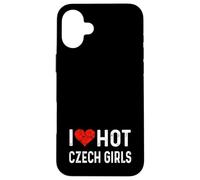 J'aime Les Filles tchèques Chaudes, République tchèque, cœur, épouse, Petite Amie Coque pour iPhone 16 Plus