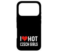 J'aime Les Filles tchèques Chaudes, République tchèque, cœur, épouse, Petite Amie Coque pour iPhone 17 Pro