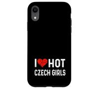 J'aime Les Filles tchèques Chaudes, République tchèque, cœur, épouse, Petite Amie Coque pour iPhone XR