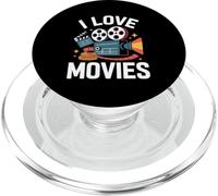 J'aime Les Films, Bobine de Film, caméra, clapet PopSockets PopGrip pour MagSafe