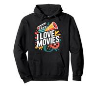 J'aime Les Films Cinema Buff Expression Sweat à Capuche