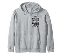 J'aime Les Films d'horreur et Peut-être comme Trois Personnes Sweat à Capuche