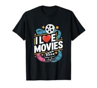 J'aime Les Films Reel Film Buff Cinematic T-Shirt