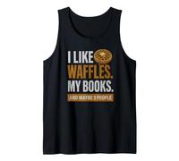 J'aime Les gaufres, Mes Livres et Peut-être 3 Personnes Débardeur