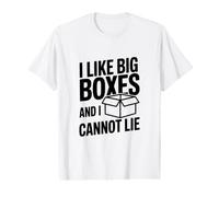 J'aime Les Grandes boîtes et Je ne Peux Pas mentir T-Shirt Graphique avec Valeur