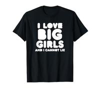 J'aime Les Grandes Filles BBW Lovers T-Shirt Graphique avec Valeur
