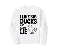 J'aime Les Gros Canards et Je ne Peux Pas mentir, drôle d'amateur de Canards Sweatshirt