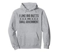 J'aime Les Gros Fesses ET Les Petits T-Shirts Amusants du Gouvernement Sweat à Capuche