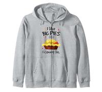 J'aime Les Gros tartes et Je ne Peux Pas mentir Sweat à Capuche