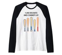 J'aime les grosses chauves-souris et je ne peux pas mentir Manche Raglan