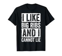 J'aime Les Grosses côtes et Je ne Peux Pas mentir Les Amateurs de Grill T-Shirt