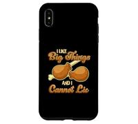 J'aime Les Grosses Cuisses et Je ne Peux Pas mentir Le dîner de Thanksgiving Coque pour iPhone XS Max