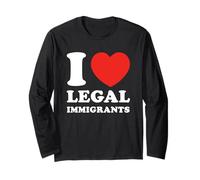 J'aime les immigrants légaux, la politique, le soutien à la liberté, l'immigration Manche Longue