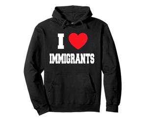 J'aime Les immigrés Sweat à Capuche