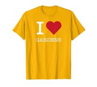 J'aime Les Jardins, J'adore Les Jardins T-Shirt, Homme, Doré Vif, XL
