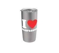 j'aime les jeudis Gobelet isotherme en acier inoxydable double paroi