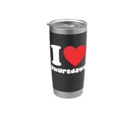 j'aime les jeudis Gobelet isotherme en acier inoxydable double paroi