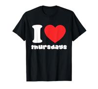 J'aime Les jeudis T-Shirt Graphique avec Valeur