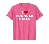 J'aime Les Jeunes Filles, J'aime Les Jeunes Filles T-Shirt, Homme, Rose Chiné, L