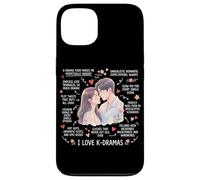 J'aime Les K-Dramas K-Drama Amateur de théâtre coréen Kdrama Fan Coque pour iPhone 13