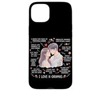 J'aime Les K-Dramas K-Drama Amateur de théâtre coréen Kdrama Fan Coque pour iPhone 15 Plus