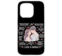J'aime Les K-Dramas K-Drama Amateur de théâtre coréen Kdrama Fan Coque pour iPhone 15 Pro