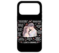 J'aime Les K-Dramas K-Drama Amateur de théâtre coréen Kdrama Fan Coque pour iPhone 17 Pro Max