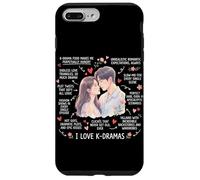 J'aime Les K-Dramas K-Drama Amateur de théâtre coréen Kdrama Fan Coque pour iPhone 7 Plus/8 Plus