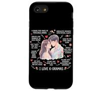 J'aime Les K-Dramas K-Drama Amateur de théâtre coréen Kdrama Fan Coque pour iPhone SE (2020) / 7/8