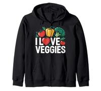 J'aime les légumes, une vie saine et passionnée Sweat à Capuche