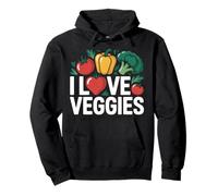 J'aime les légumes, une vie saine et passionnée Sweat à Capuche
