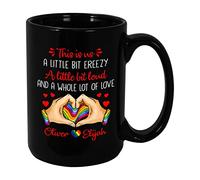 J'Aime Les Lgbt Tasse À Café Drôle Tasse À Thé Unique Mug Idée Cadeau Pour Noël Anniversaire Bureau 330Ml