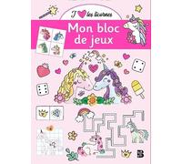 J'aime les licornes - Bloc de jeux