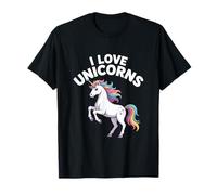 J'aime les licornes, arc-en-ciel, magie et fantaisie T-Shirt
