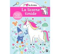 J'aime les licornes - Histoire à coller