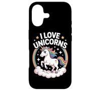 J'aime Les Licornes, Jolies étoiles Magiques Arc-en-Ciel Coque pour iPhone 17