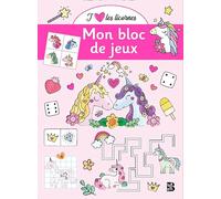 J'aime les licornes - Mon bloc de jeux