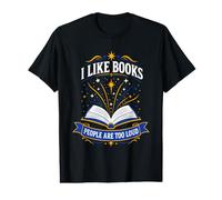 J'aime Les Livres, Les Gens sont trop bruyants T-Shirt Graphique avec Valeur