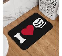J'aime Les Livres Paillasson D'Entree Absorbant Paillasson Intérieur Doux Tapis De Douche pour Chambre Porte Extérieur 40X60Cm