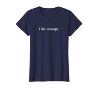 J'aime Les Marais T-Shirt, Femme, Bleu Marine, M
