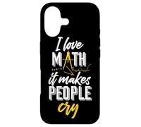 J'aime Les mathématiques, ça Fait pleurer Les Gens Coque pour iPhone 17