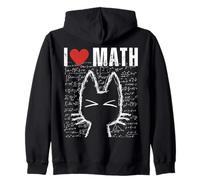 J'aime Les mathématiques et Les Chats, Professeur de Sciences drôle, étudiant, passionné de STEM Sweat à Capuche